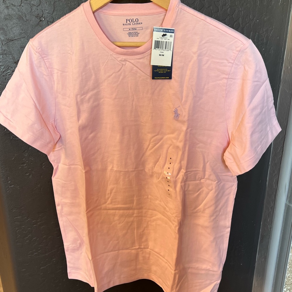 Light Pink Polo Ralph Lauren Tee